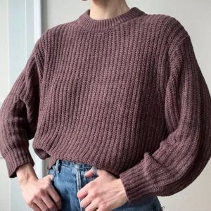 Wilfred ESSENTIAL CHENILLE SWEATER from Aritzia Mauve
